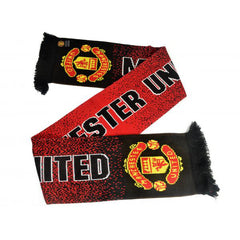 Manchester United sjaal gespikkeld rood/zwart