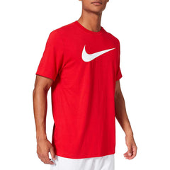 Nike T-shirt swoosh volwassenen rood