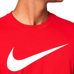Nike T-shirt swoosh volwassenen rood