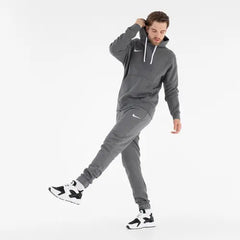 Nike trainingsbroek fleece volwassenen grijs
