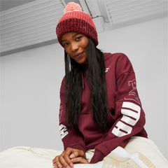 Puma muts pompon WS perzik
