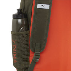 Puma rugzak COL 43 cm olijf/oranje
