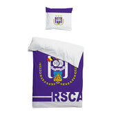 RSC Anderlecht dekbedovertrek 1 persoons RSCA + Logo