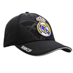 Real Madrid pet logo zwart