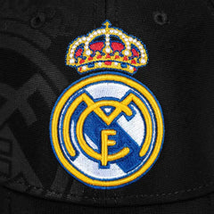 Real Madrid pet logo zwart