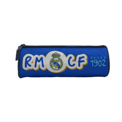 Real Madrid etui - pennenzak cilinder blauw
