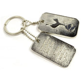 Tottenham sleutelhanger dog tags