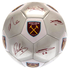 West Ham bal handtekeningen zilver