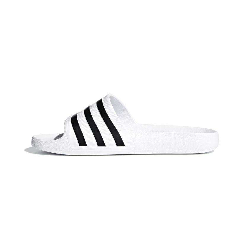 Chaussons Adidas Adilette bleu/blanc — UK 10 (taille 44,5)