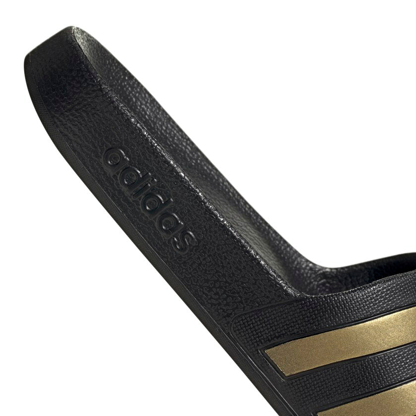 Adidas chaussons Adilette noir/or