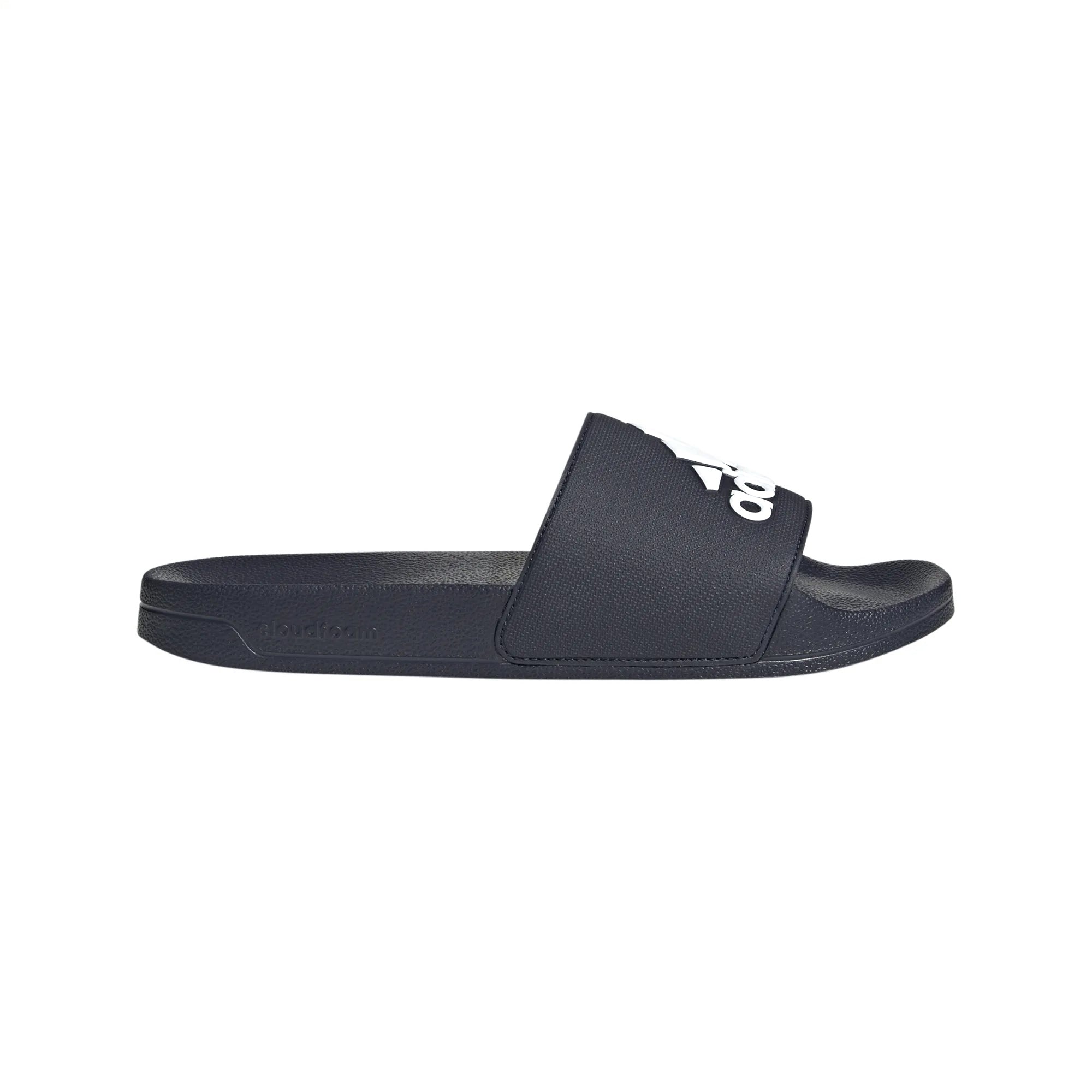 Adidas chaussons Adilette logo bleu