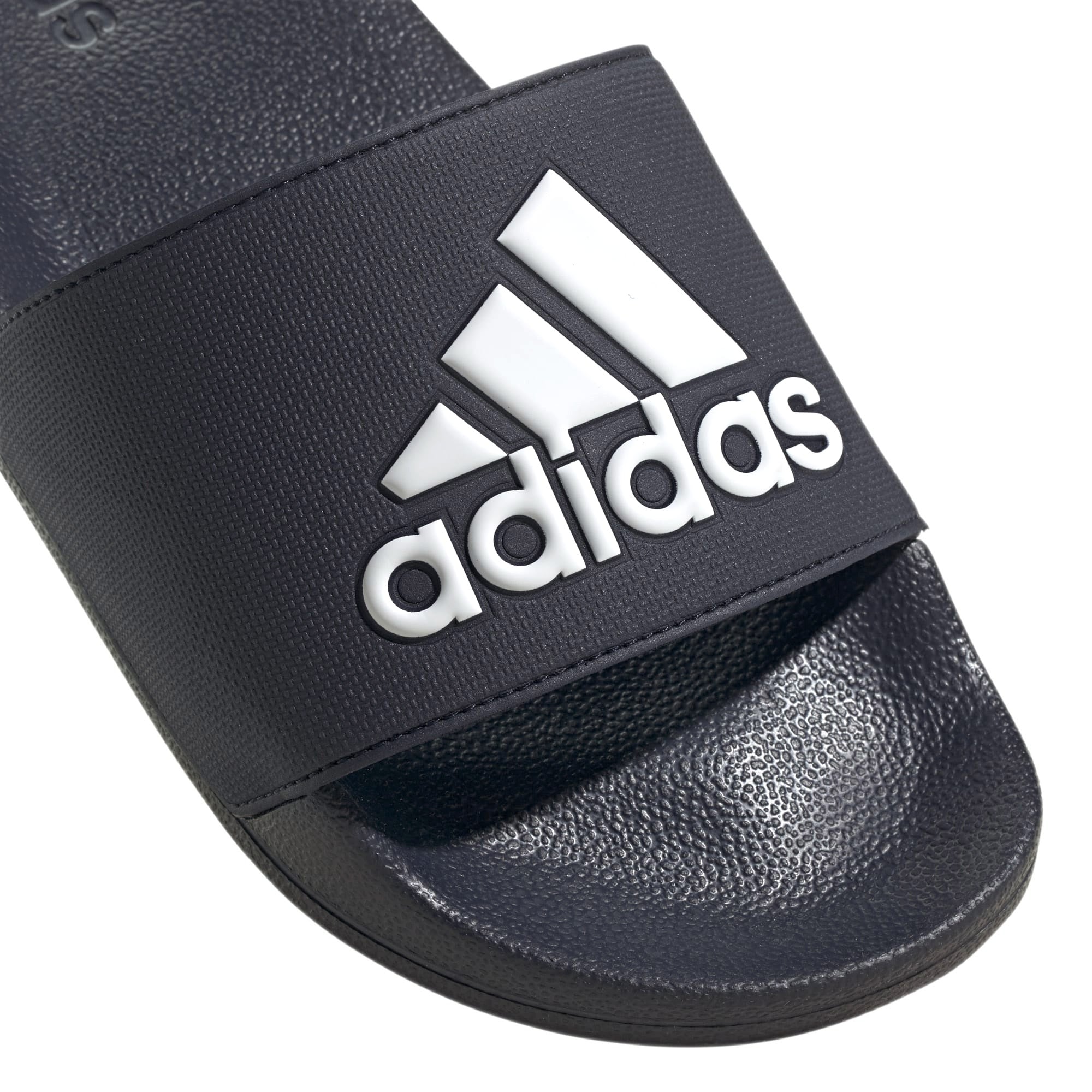 Adidas chaussons Adilette logo bleu