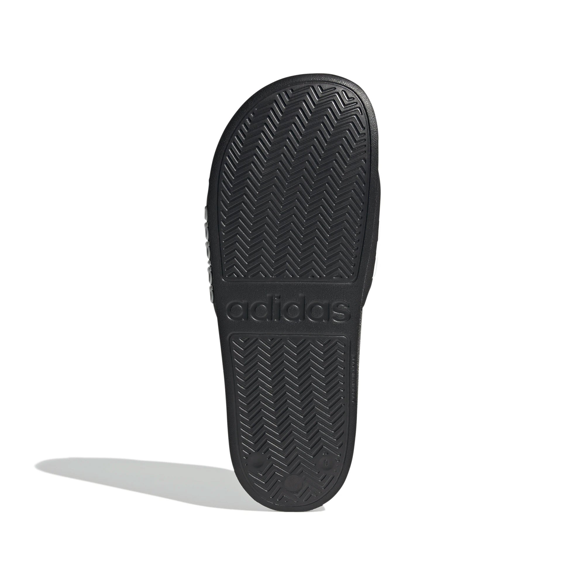 Adidas pantoffels Adilette tekst zwart/wit