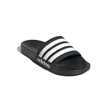 Adidas pantoffels Adilette tekst zwart/wit