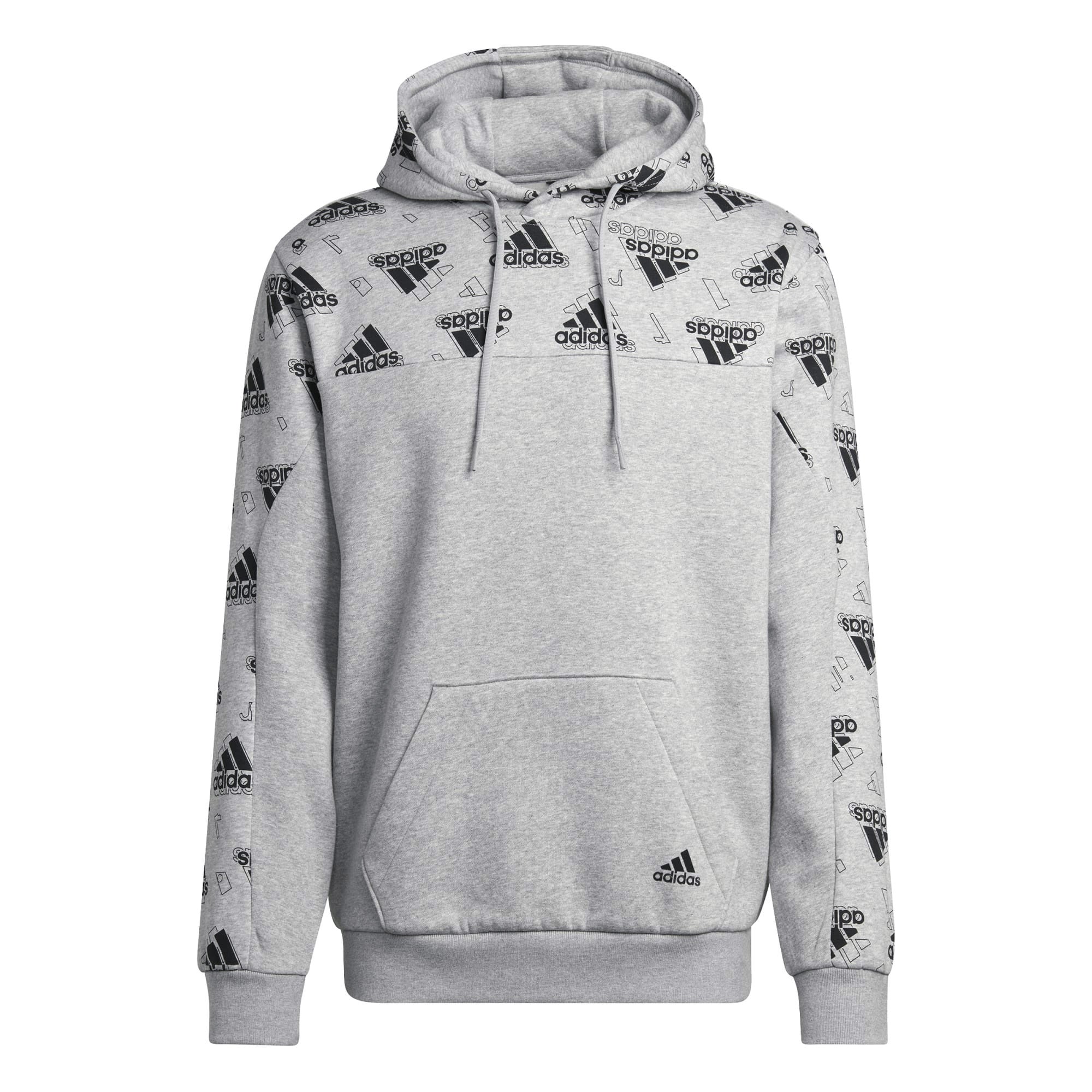 Adidas hoodie stadium graphic grijs
