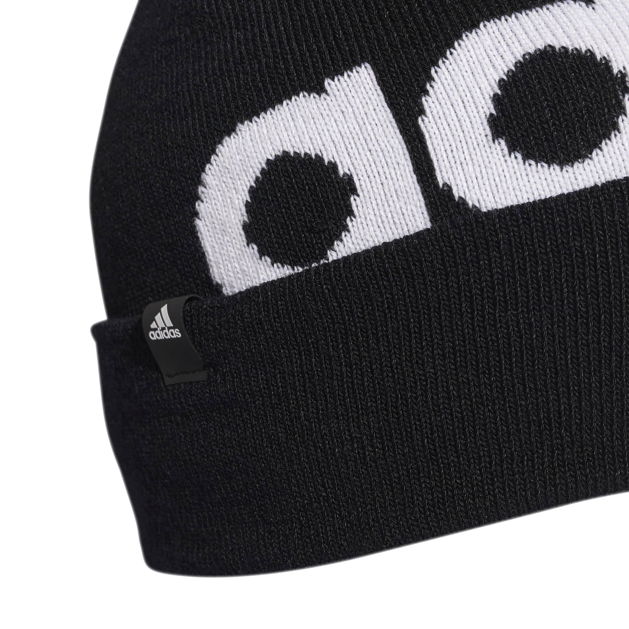 Adidas muts pompon zwart
