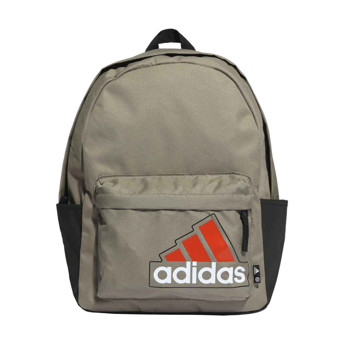 Adidas backpack big logo 44 cm silver pebble