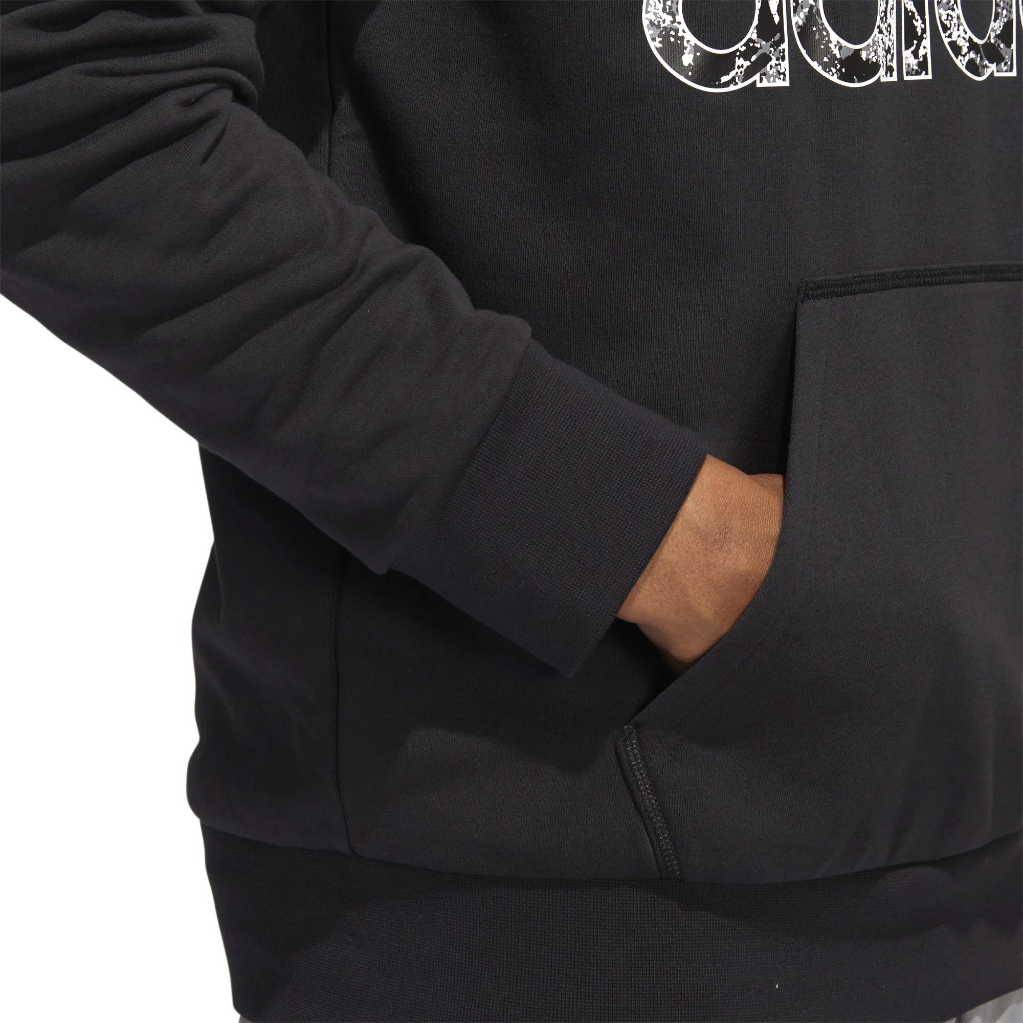 Adidas hoodie 2.0 print zwart