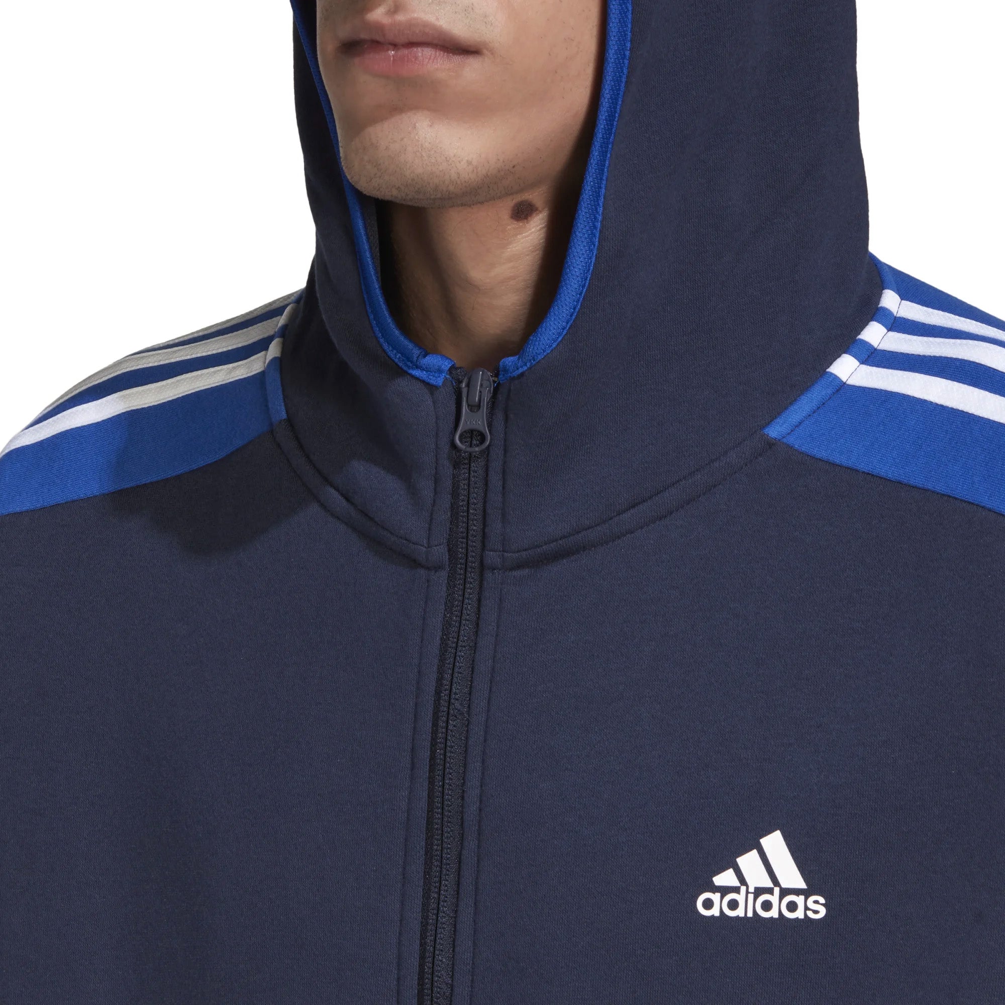 Survêtement Adidas 3 bandes MTS bleu