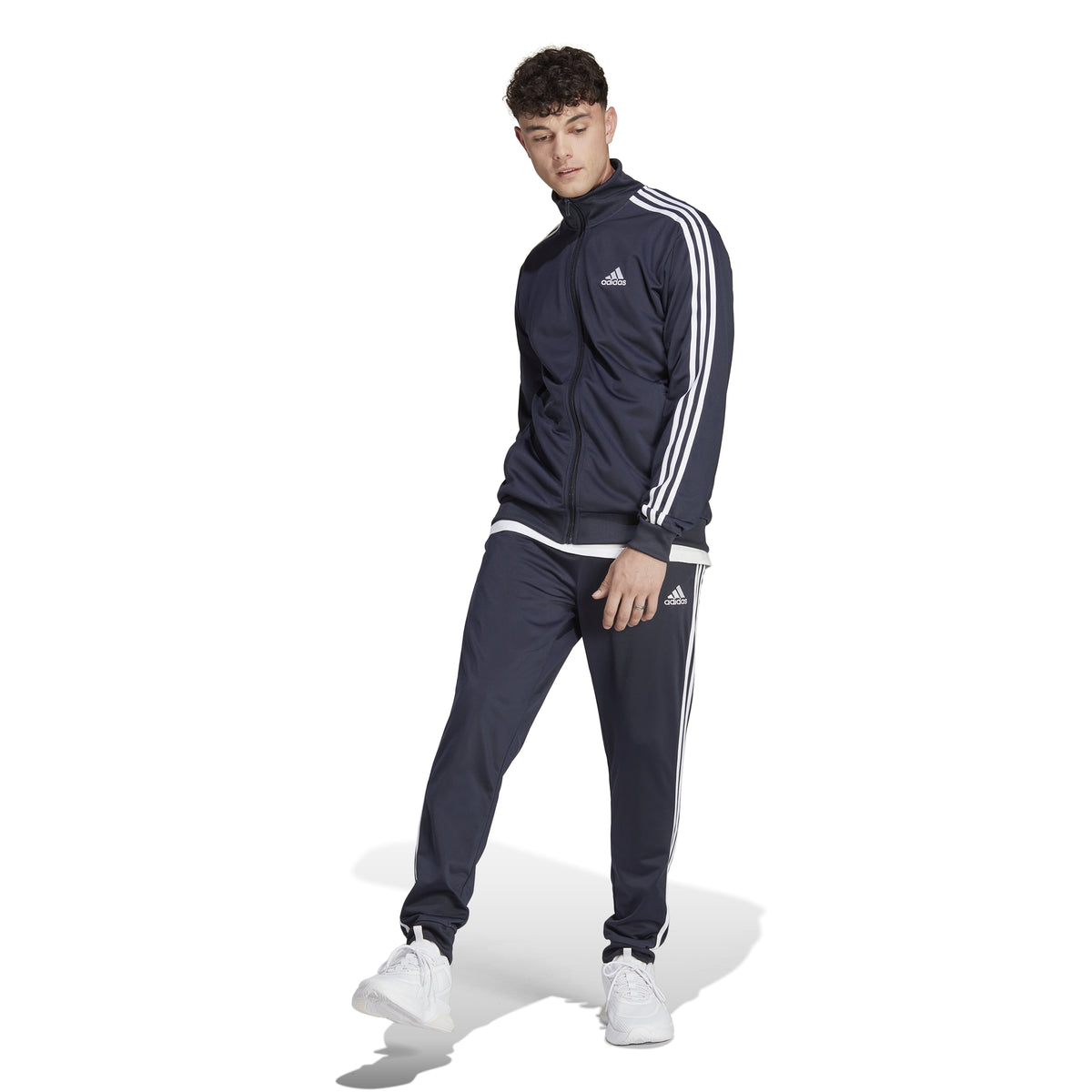 Adidas tracksuit 3 stripes tricot track navy