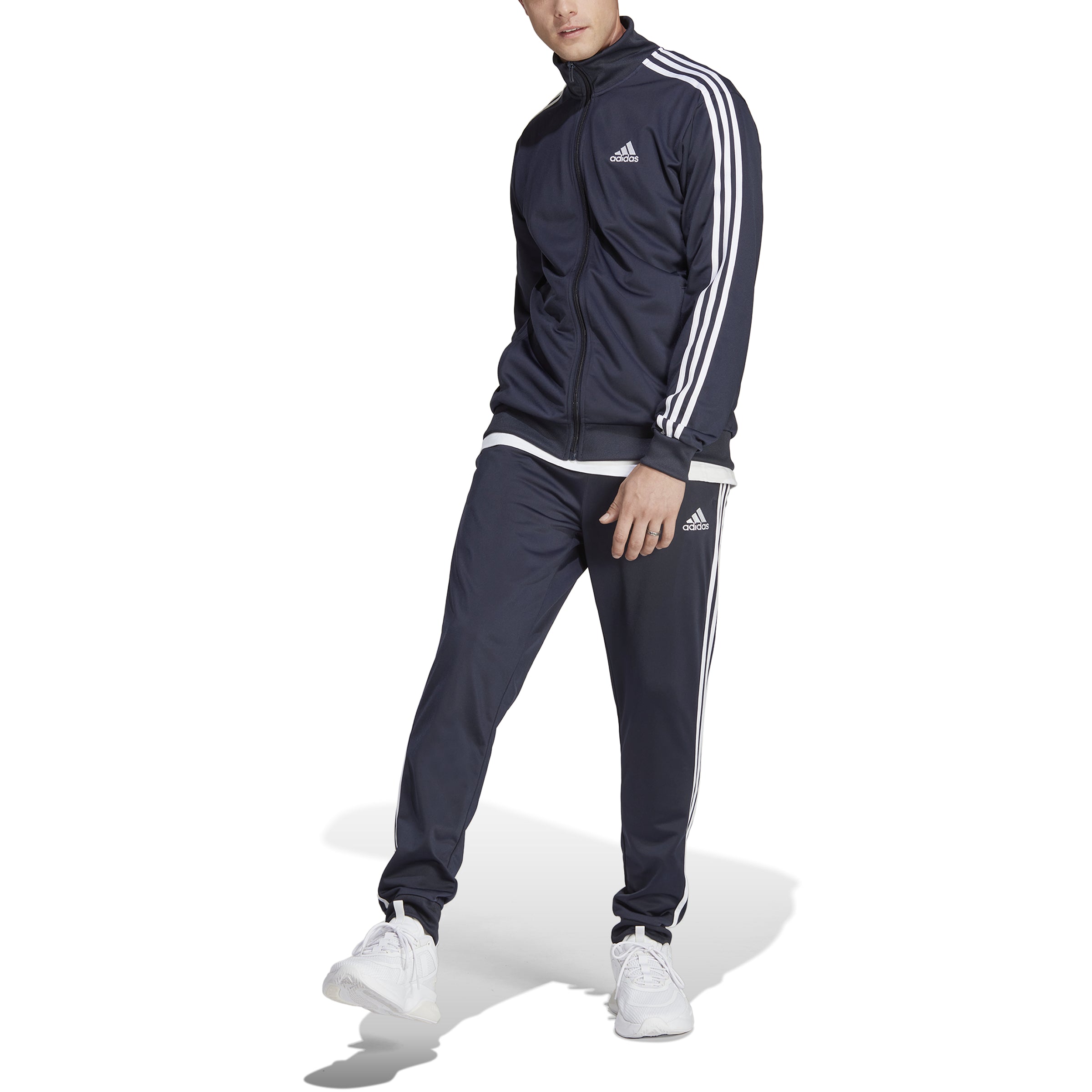 Adidas tracksuit 3 stripes tricot track navy