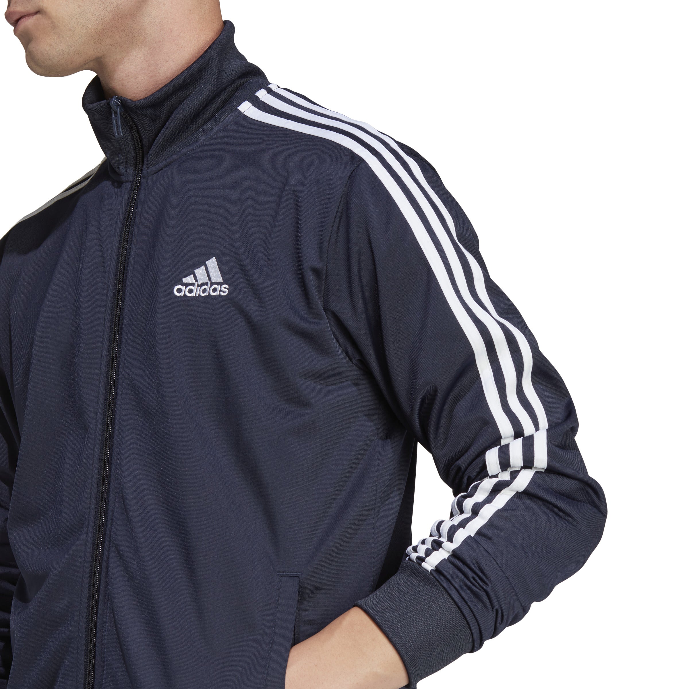 Adidas tracksuit 3 stripes tricot track navy