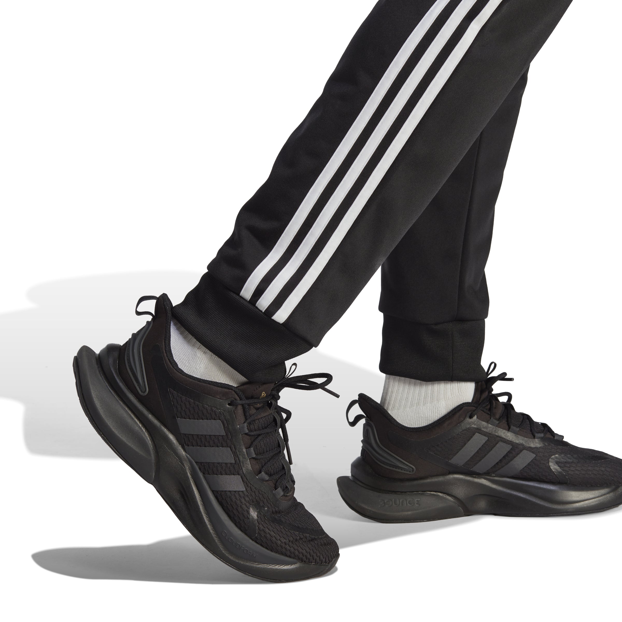 Adidas survêtement 3 bandes tricot track noir