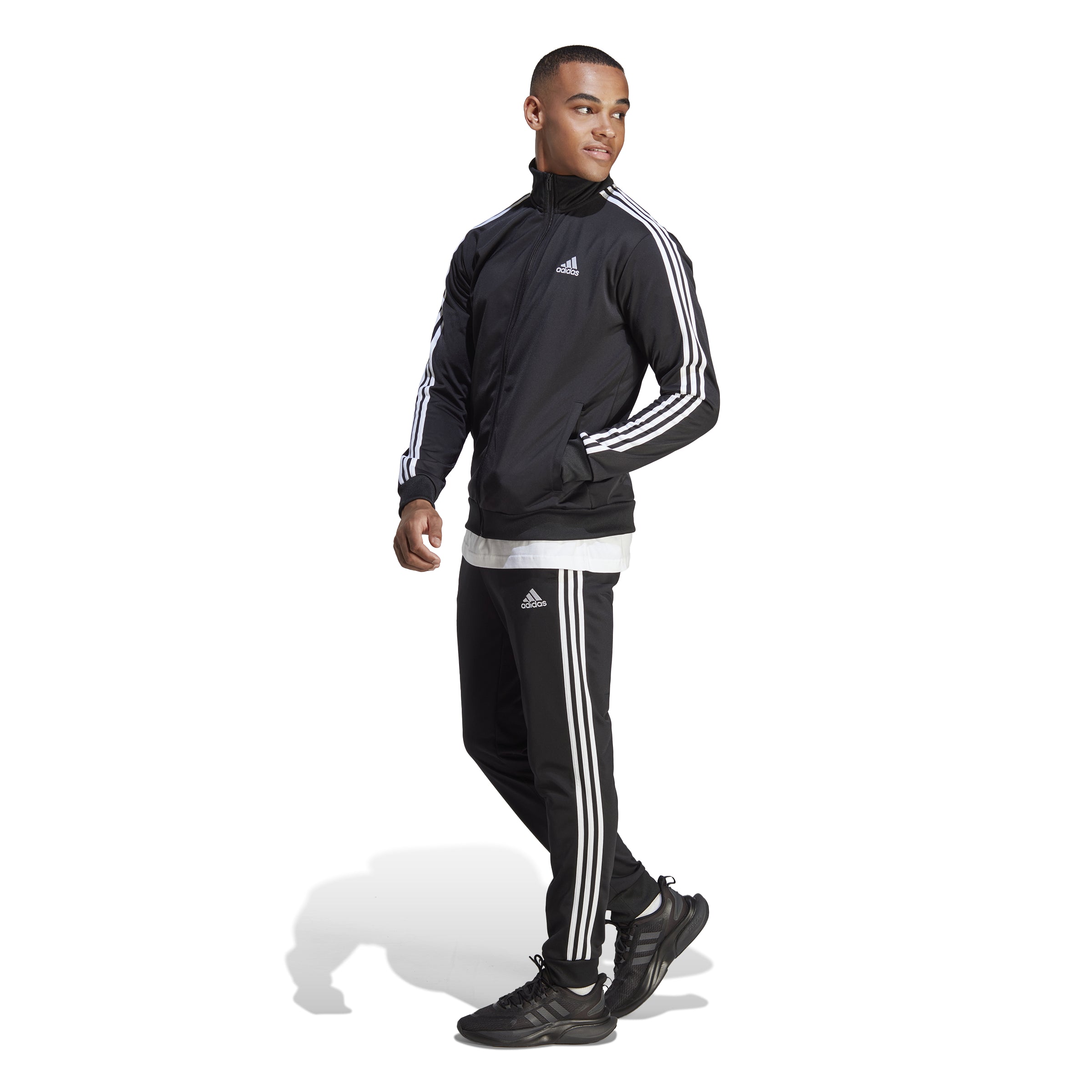 Adidas tracksuit 3 stripes tricot track navy