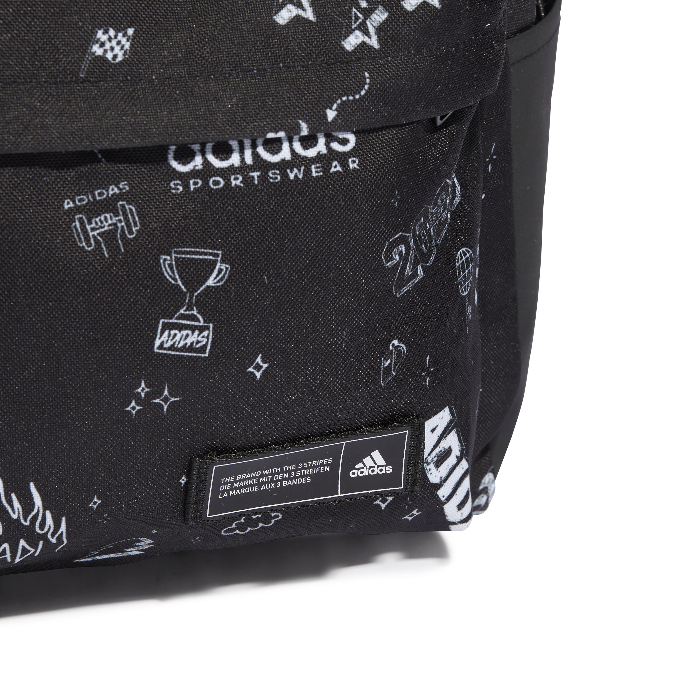 Adidas backpack VAR black/white 43 cm