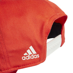 Adidas pet tekst volwassenen bright rood