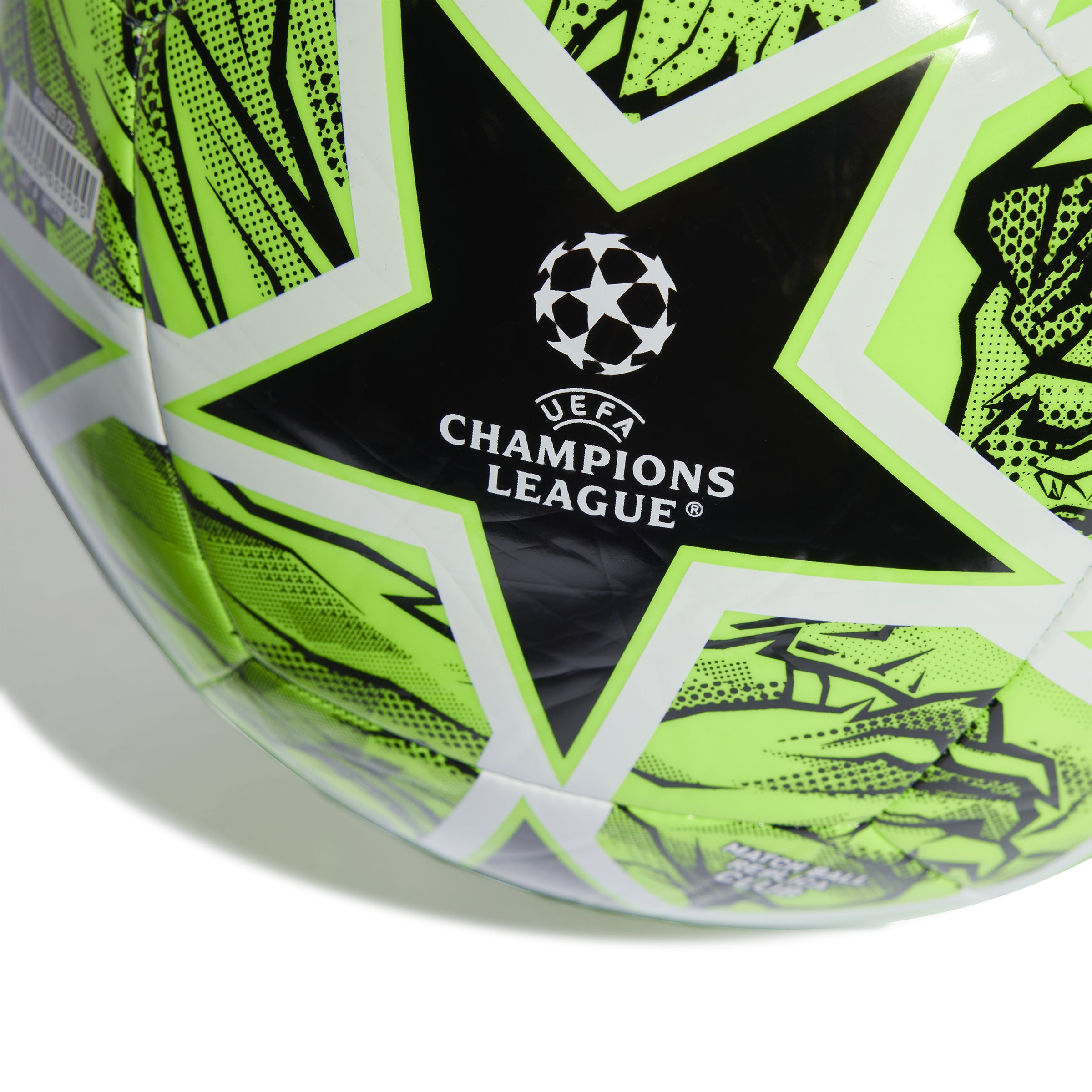 Ballon Adidas IV Ligue des Champions vert/noir