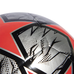 Ballon Adidas IV Ligue des Champions argent/rouge