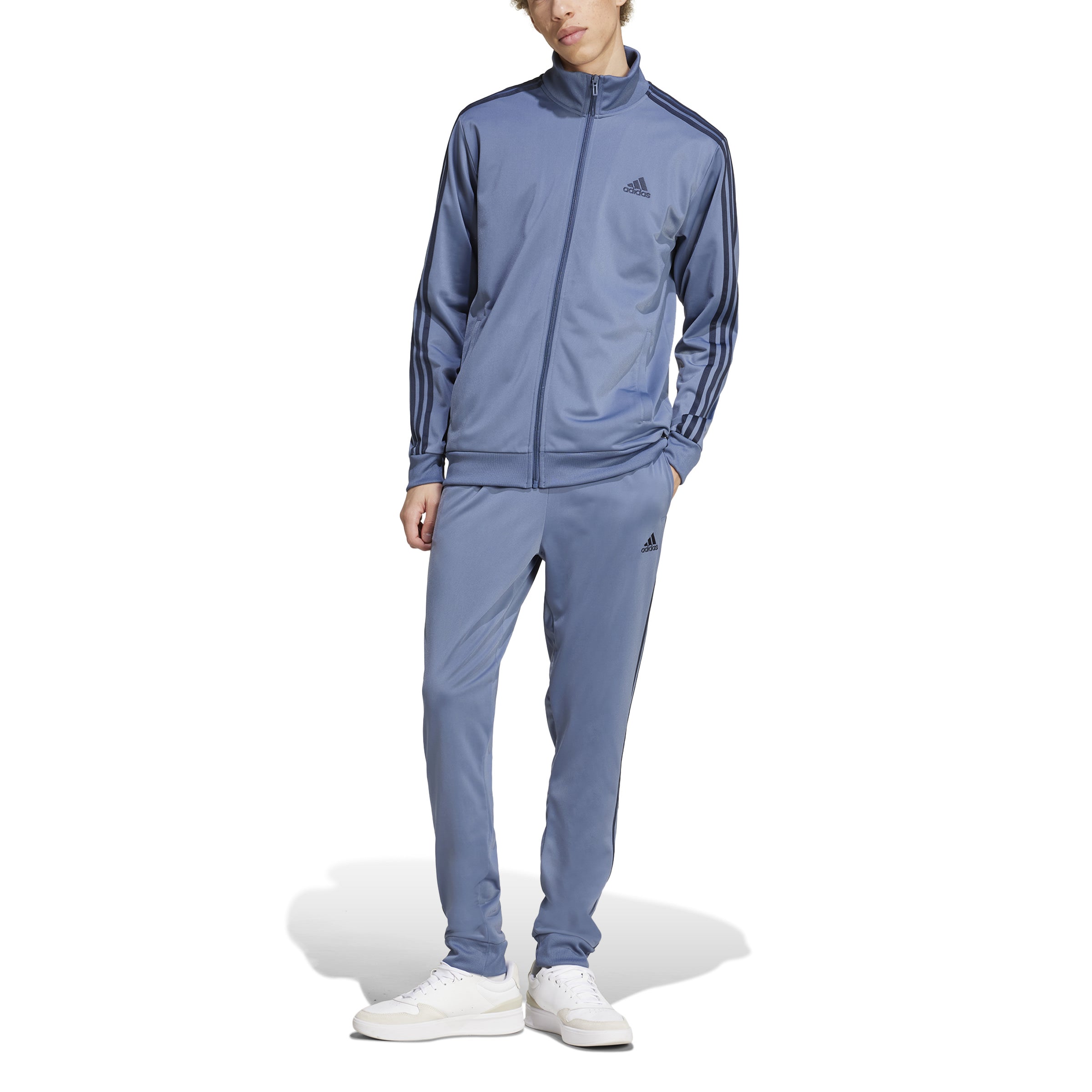 Adidas tracksuit 3 stripes tricot track navy