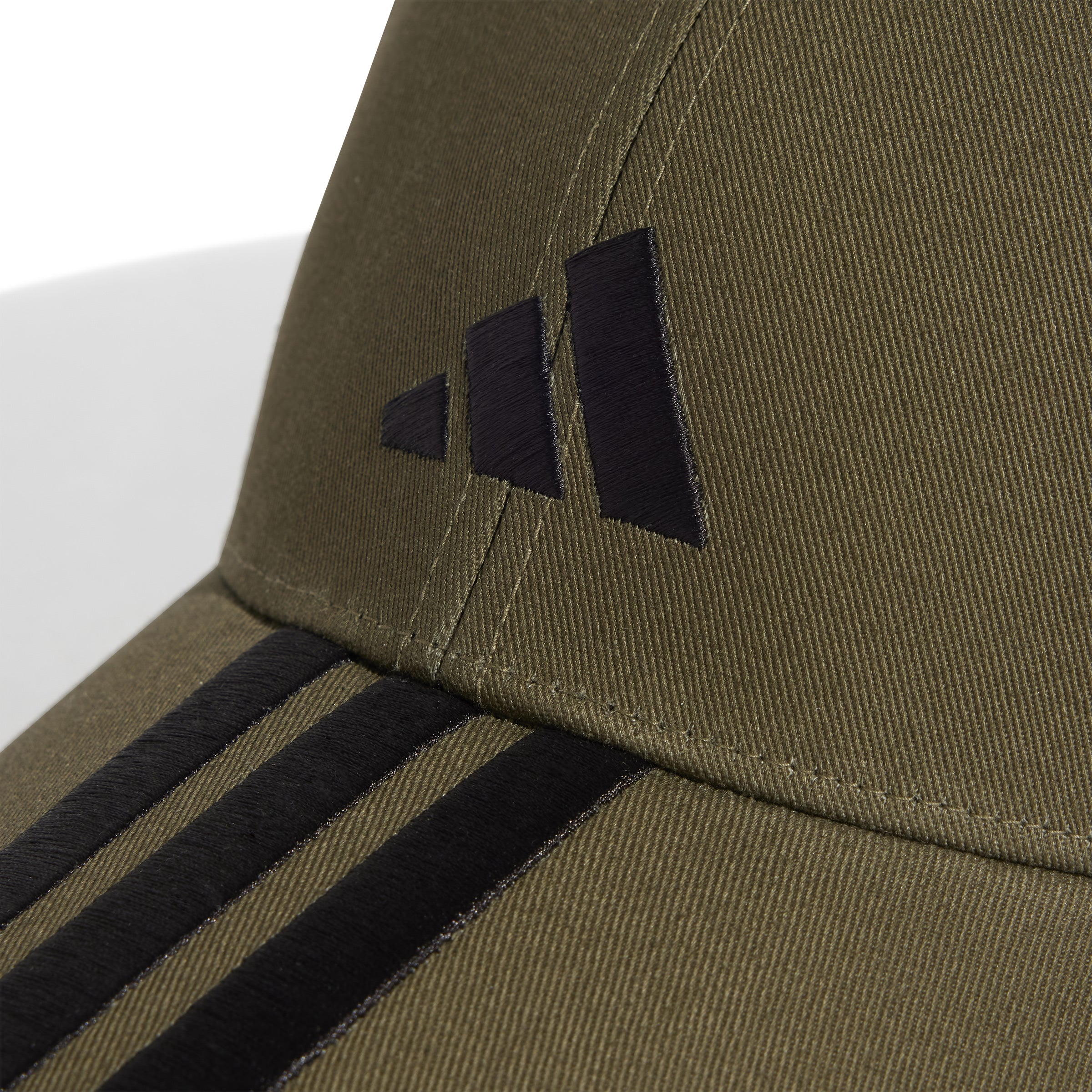Adidas pet NL 3 strepen kaki/zwart
