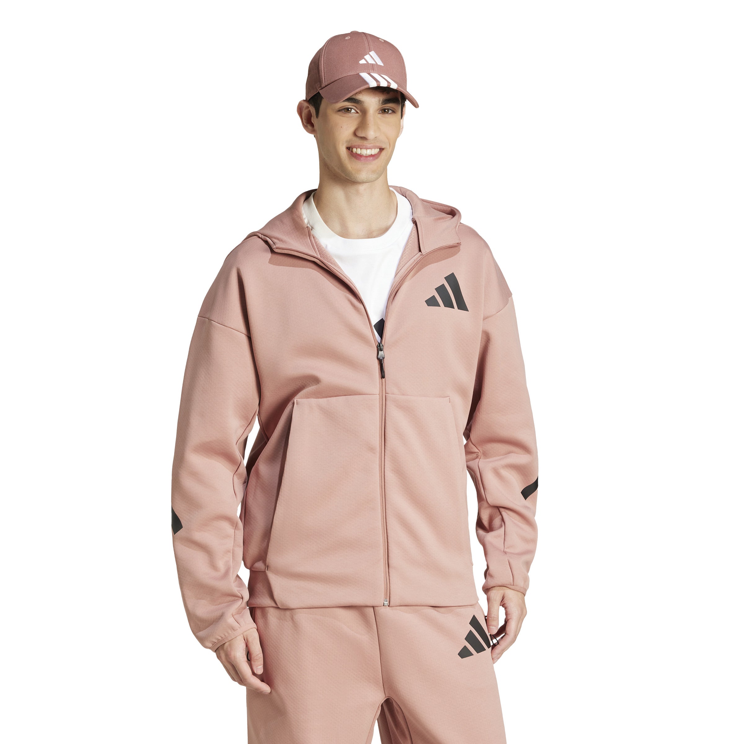 Adidas pet NL 3 strepen warm clay/wit