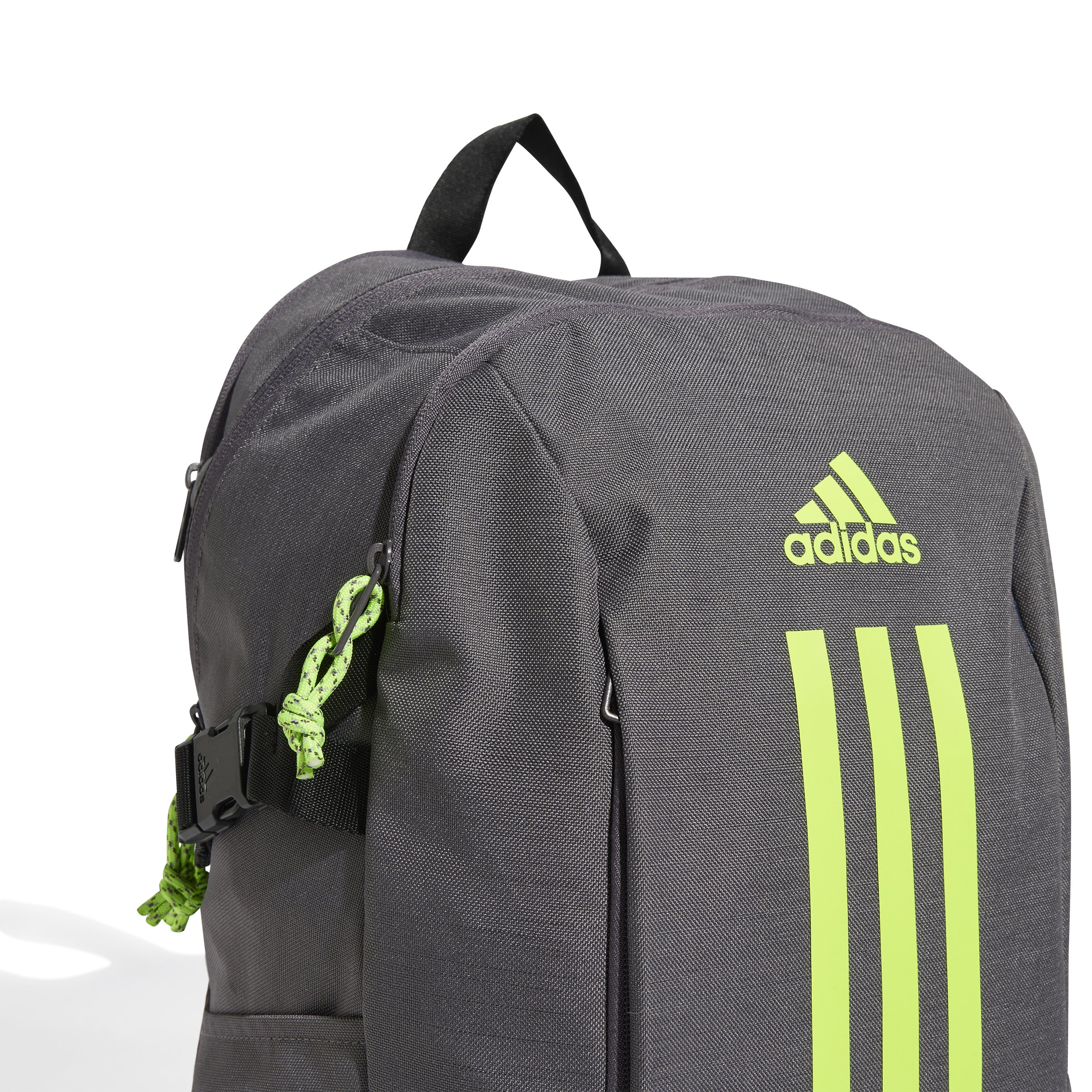 Adidas rugzak Power VII 3 strepen grijs/lemon 46 cm