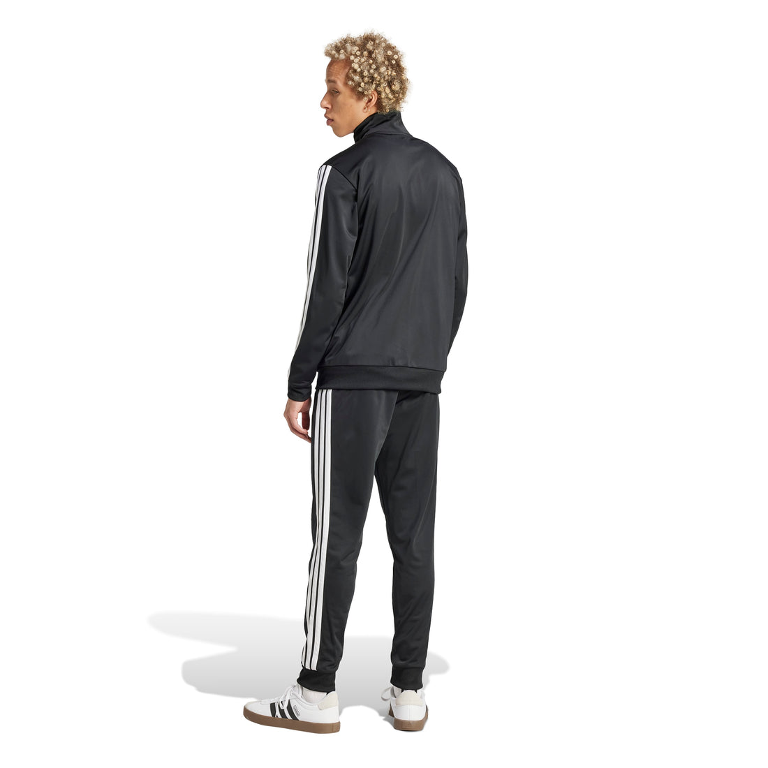 Adidas trainingspak M 3 strepen TT zwart