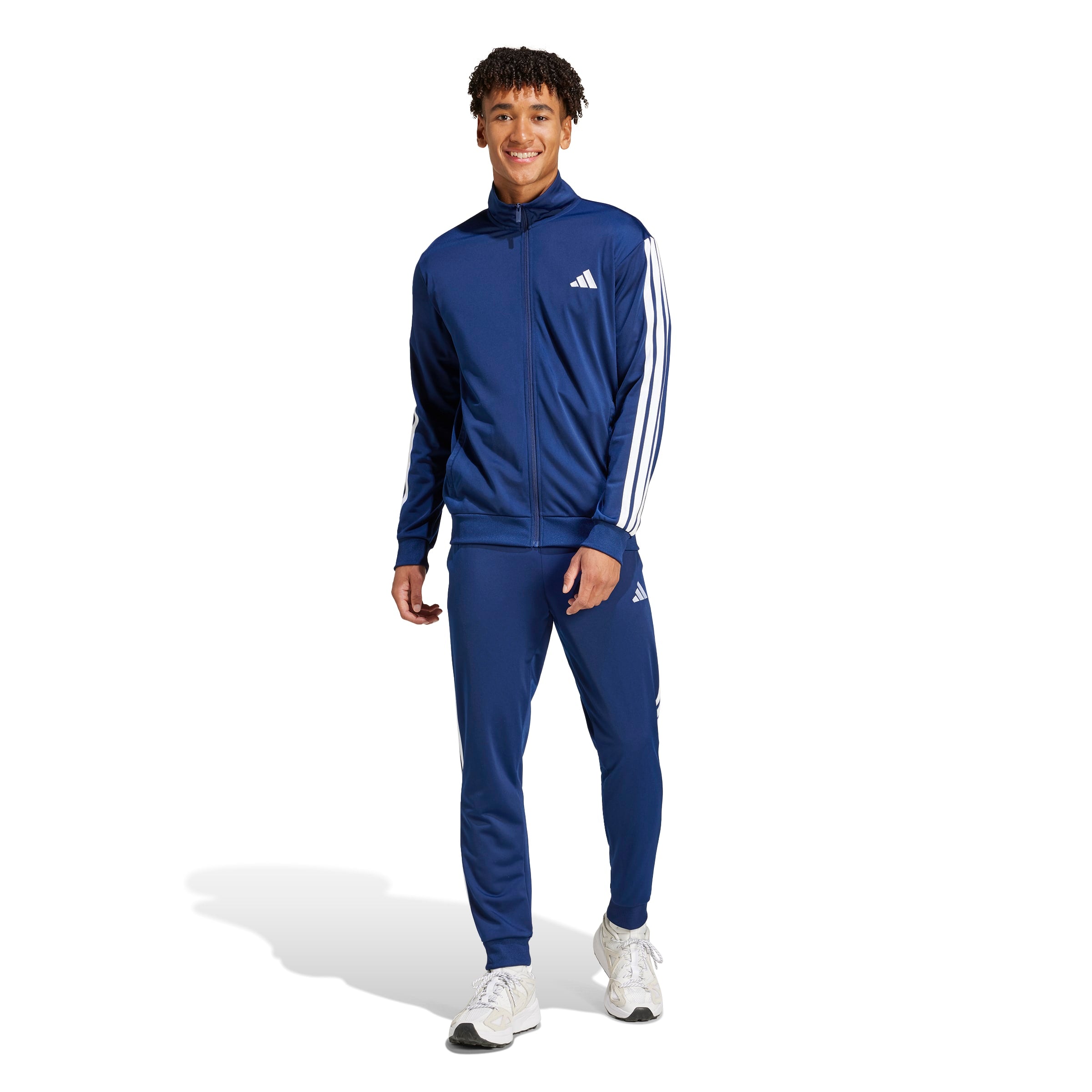 Adidas trainingspak M 3 stripes TT navy