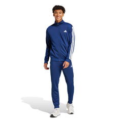 Adidas survêtement 3 bandes tricot track noir