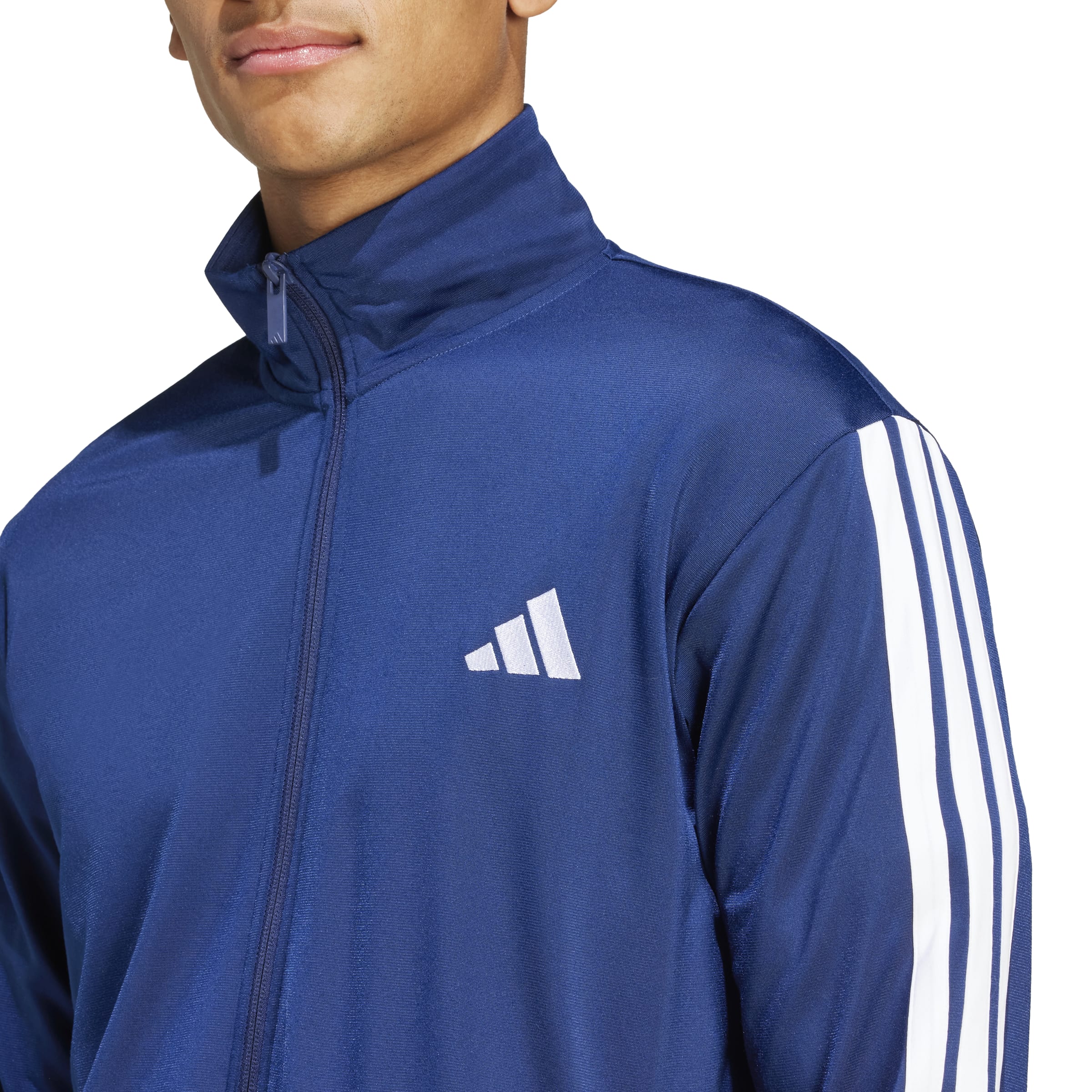 Adidas survêtement 3 bandes tricot track noir