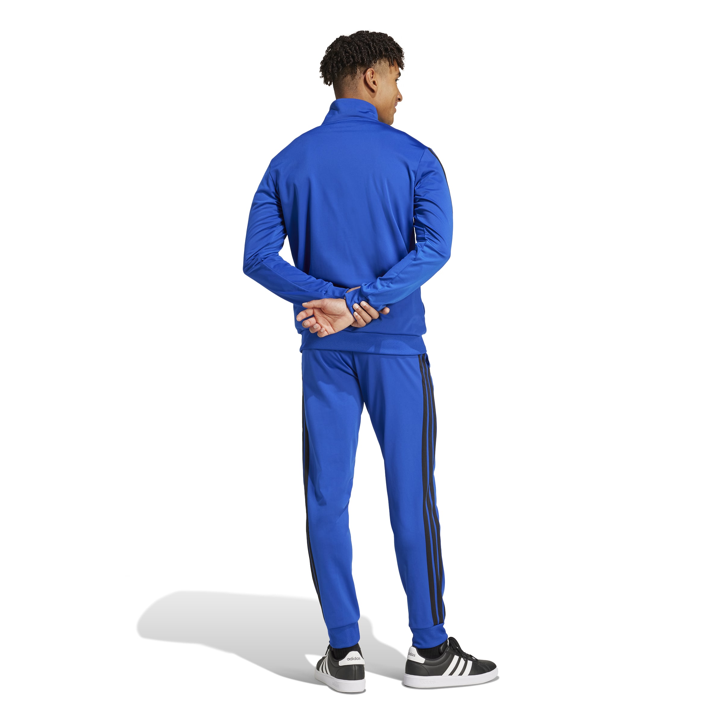 Adidas trainingspak M 3 stripes TT blauw