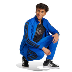 Adidas survêtement 3 bandes tricot track noir