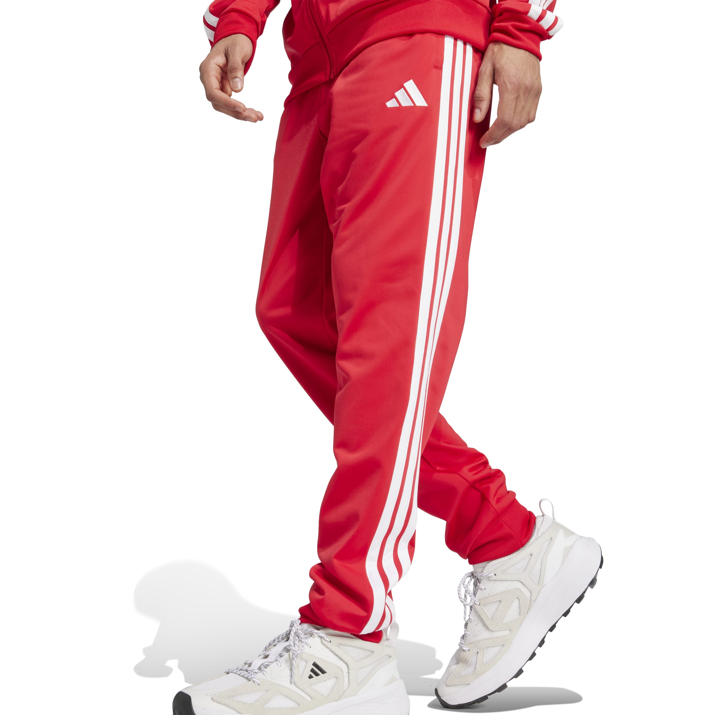 Adidas trainingspak M 3 stripes TT rood