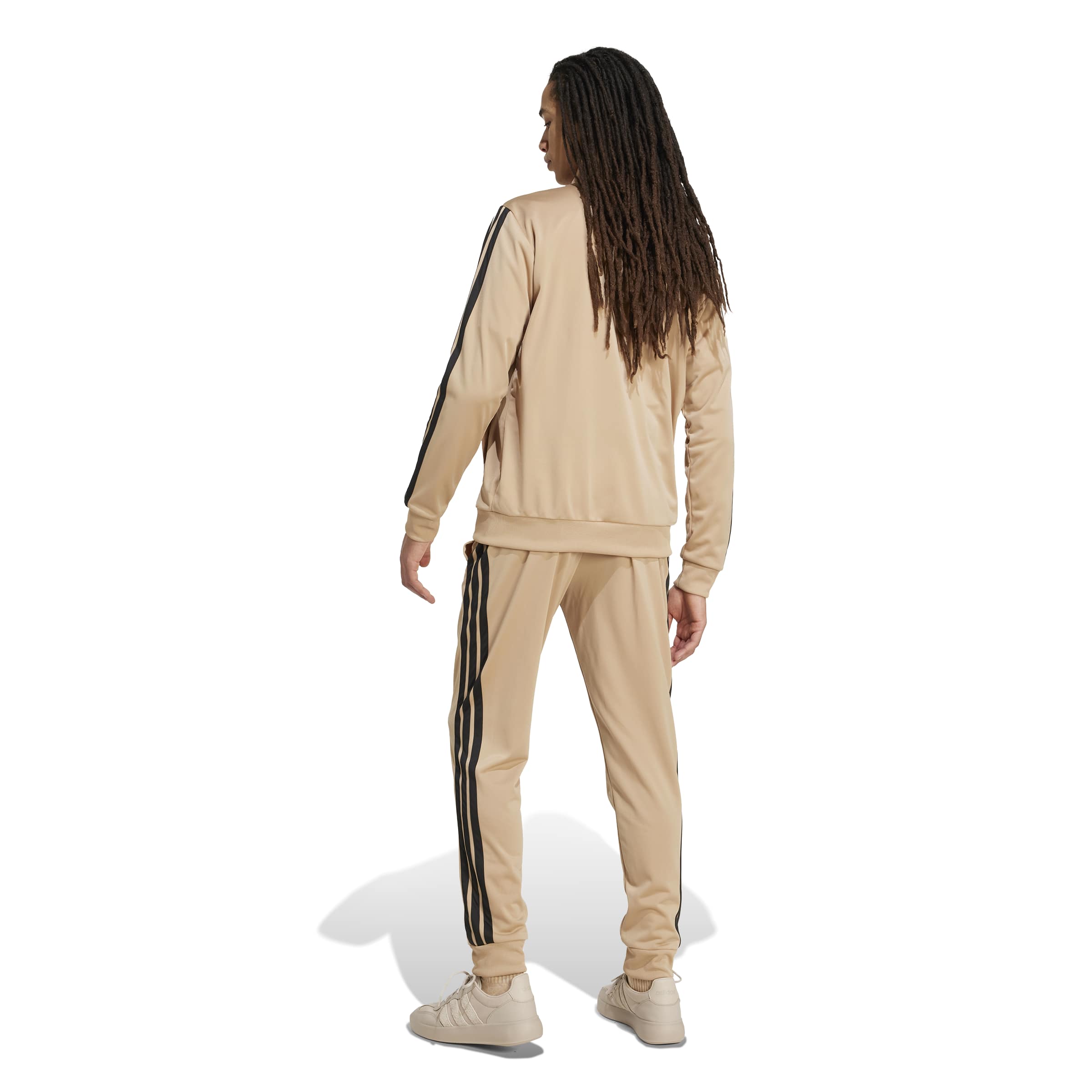Adidas trainingspak M 3 stripes TT sand