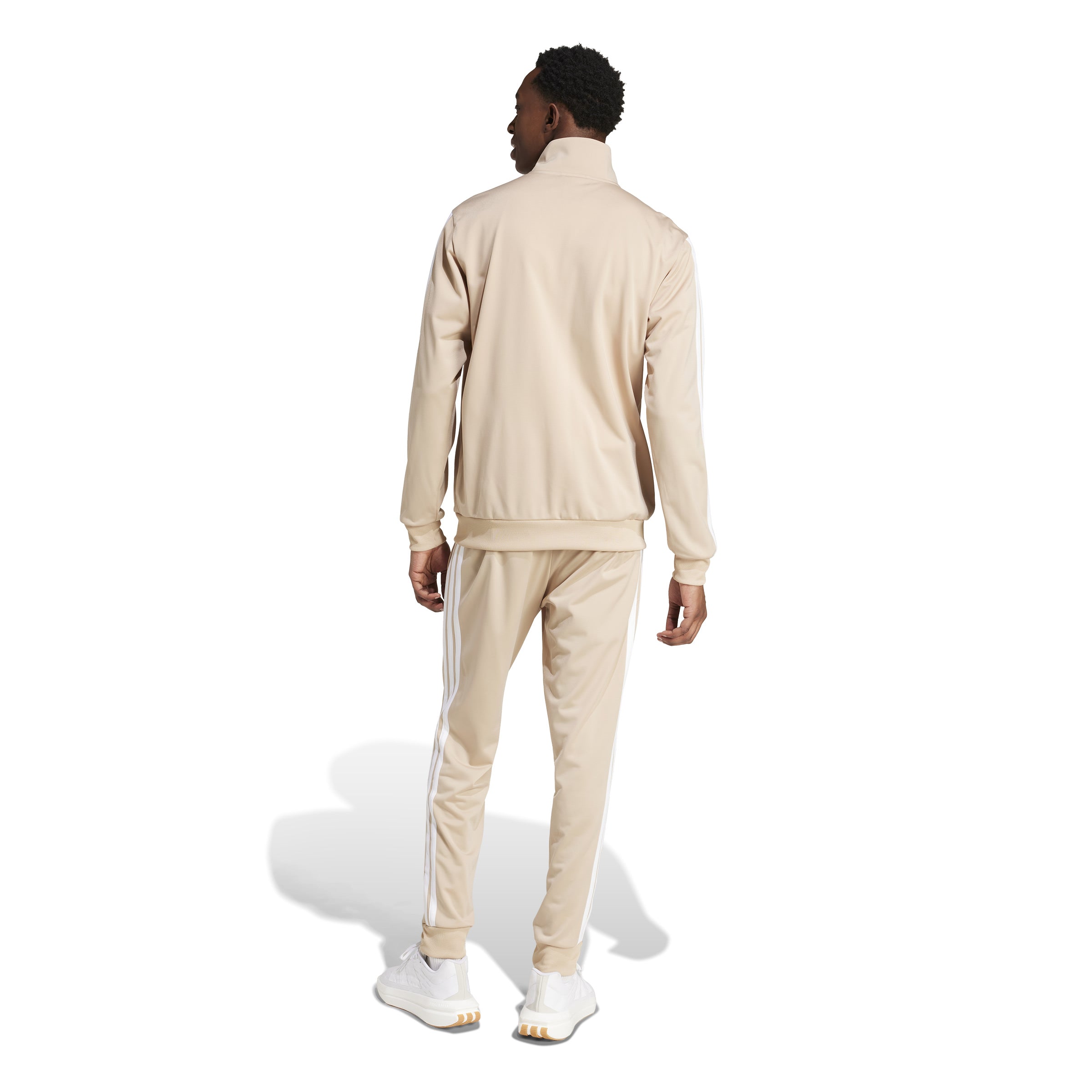 Adidas trainingspak M 3 stripes TT beige