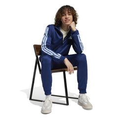 Adidas survêtement 3 bandes tricot track noir