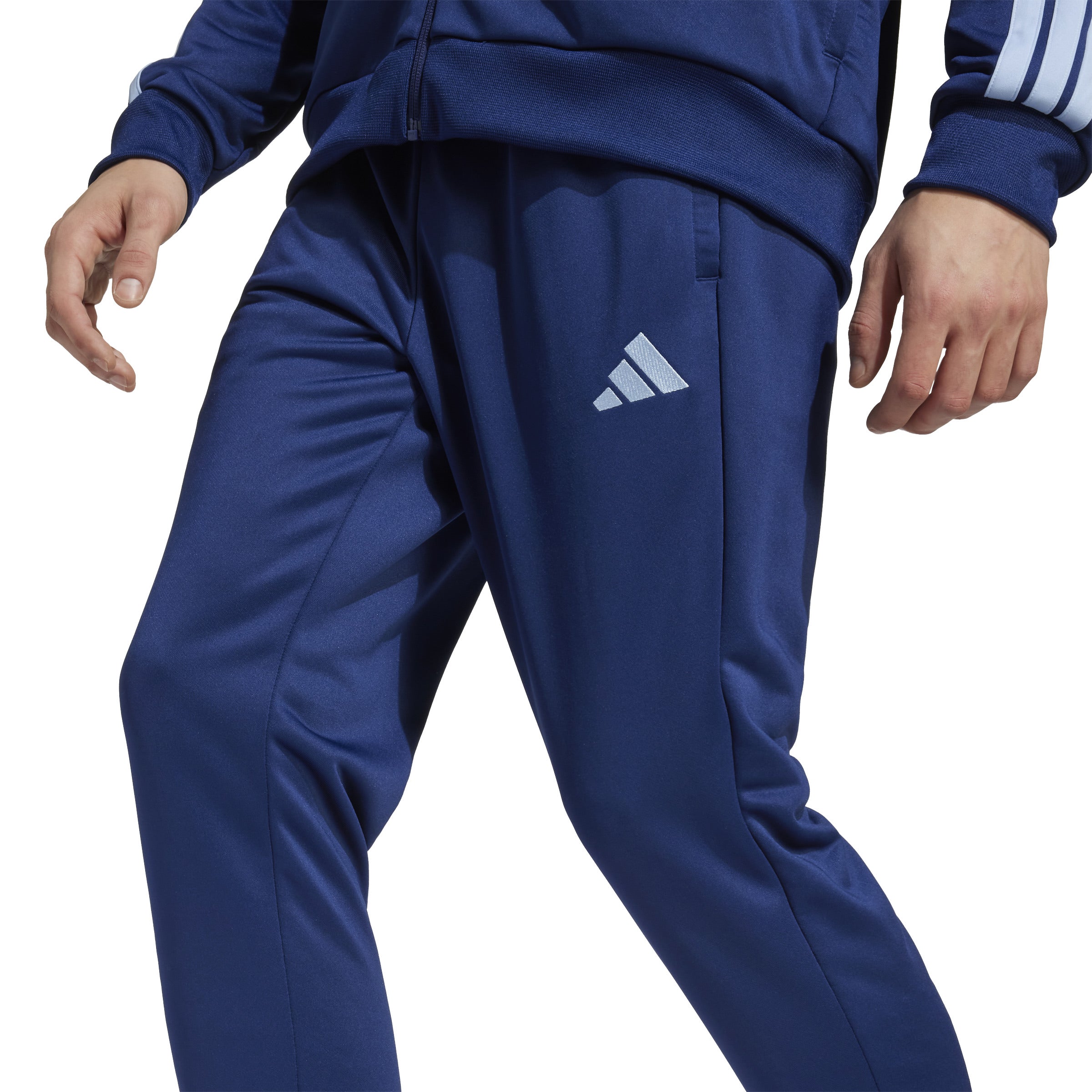 Adidas trainingspak M 3 stripes TT navy/blauw