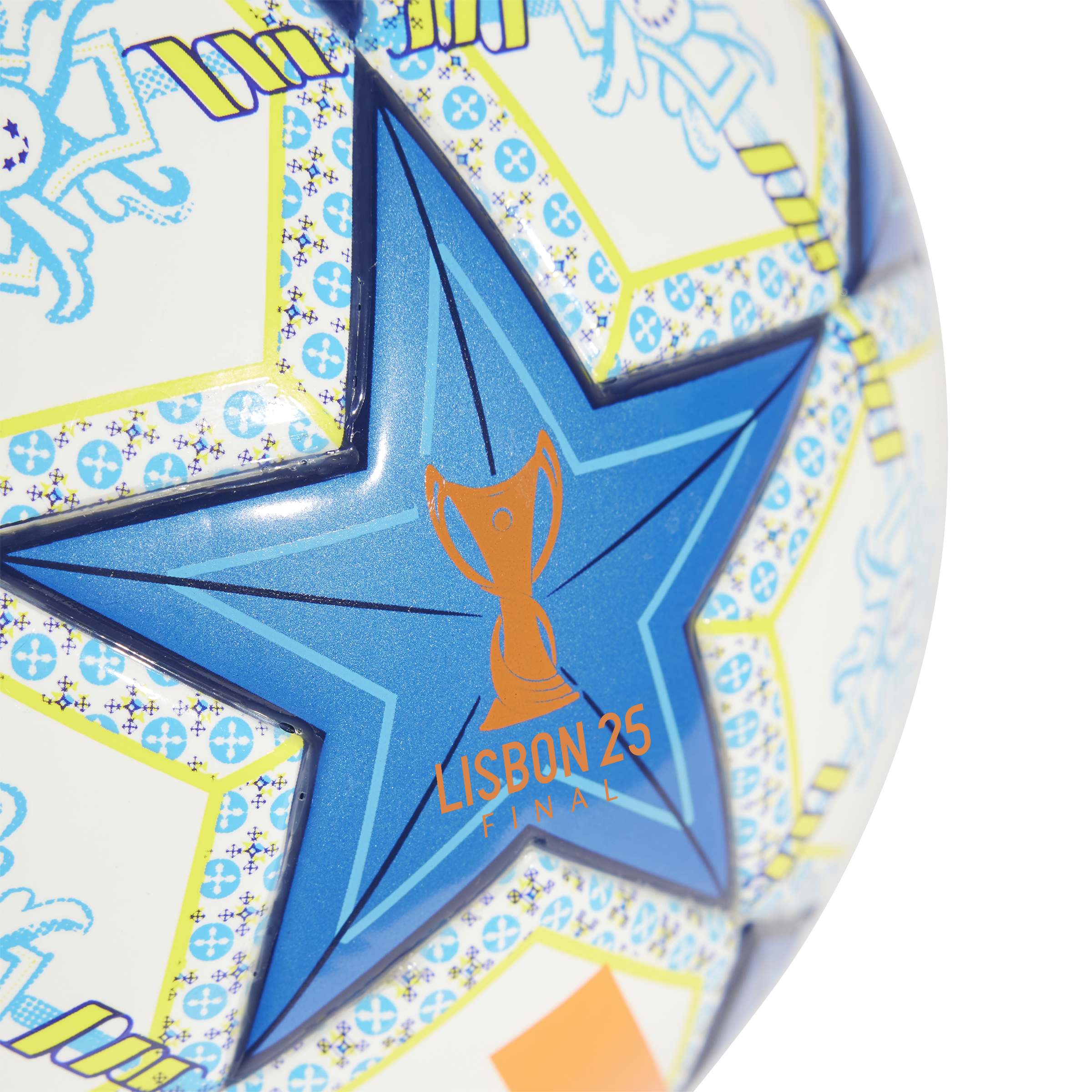 Adidas bal Champions League maat 1 (Mini) wit/blauw