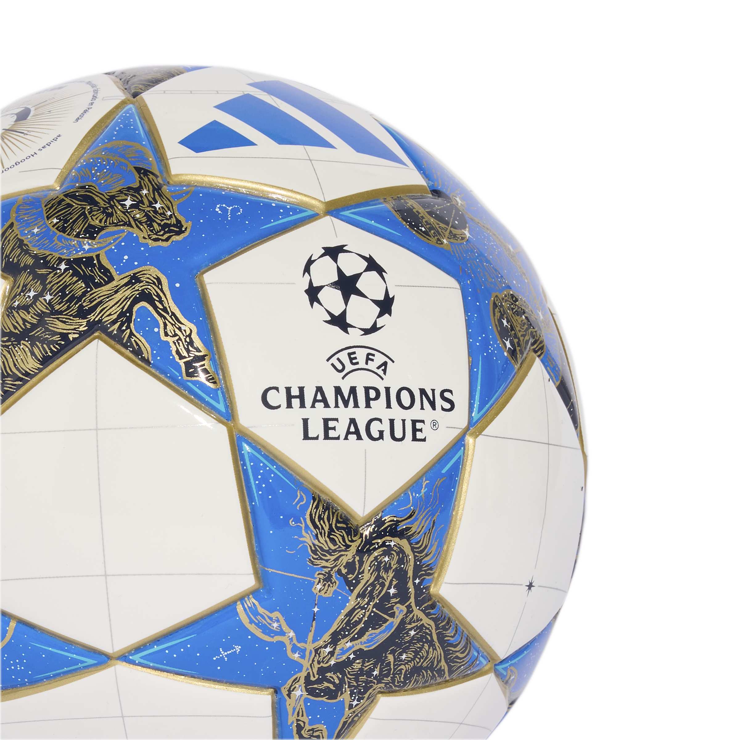 Adidas bal Champions League maat 1 (Mini) wit/blauw