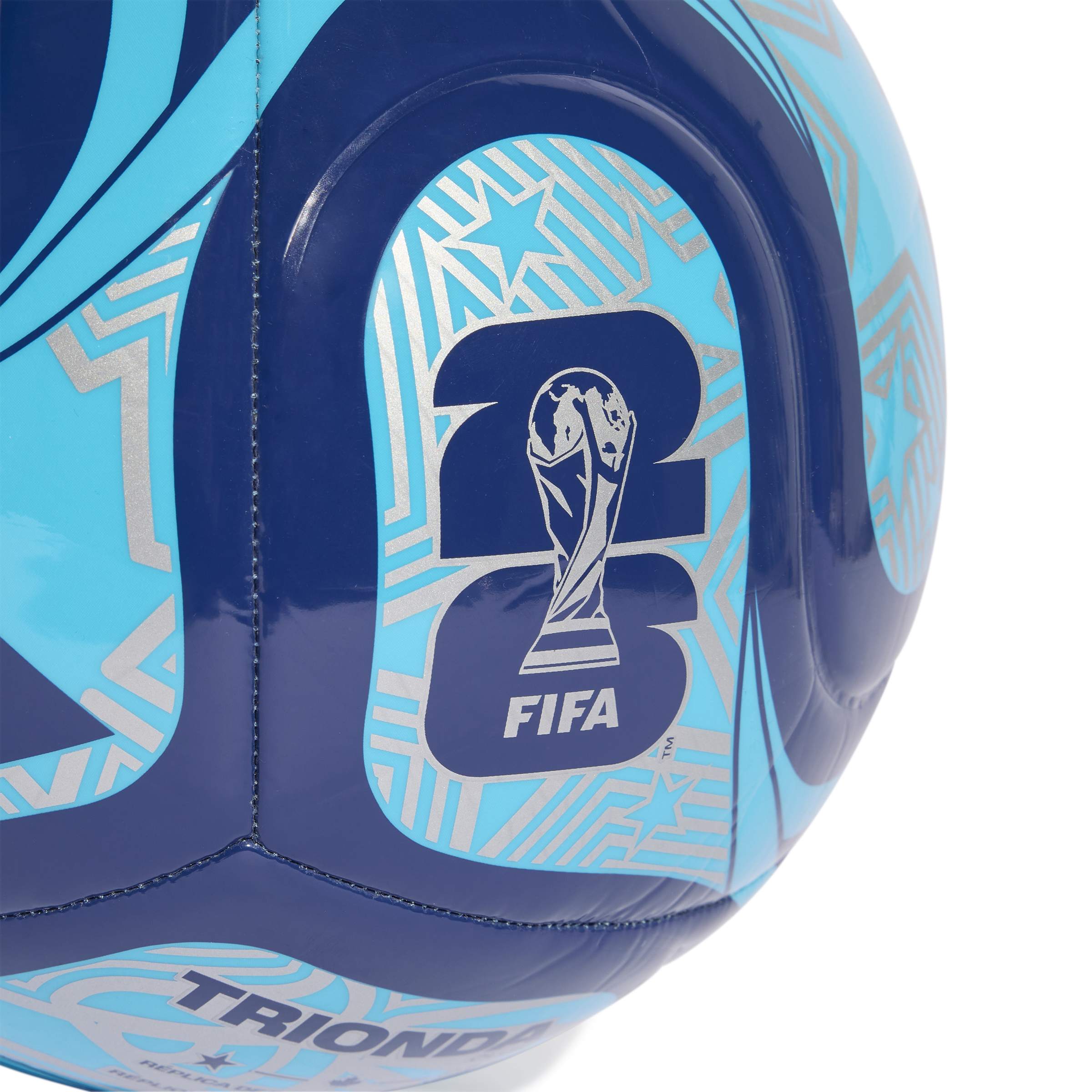 Adidas bal Trionda World Cup blauw